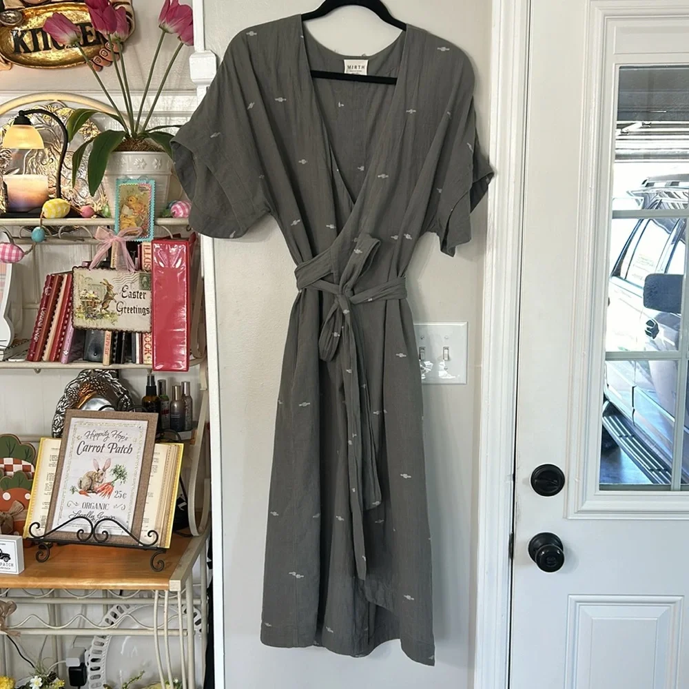 Mirth Caftans krabi wrap dress Size S/M - Picture 6 of 14